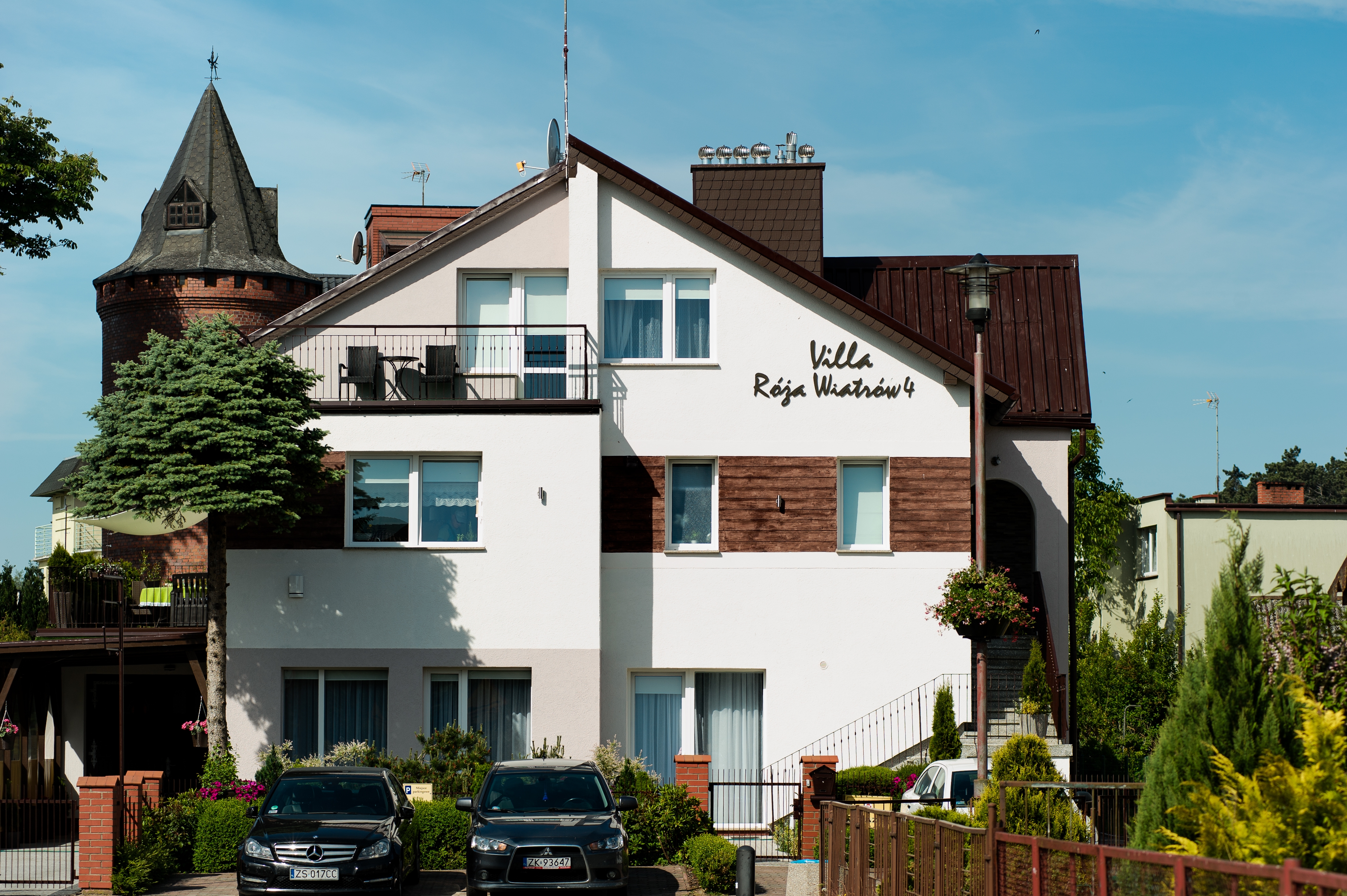 Villa Róża Wiatrów - widok z zewnątrz